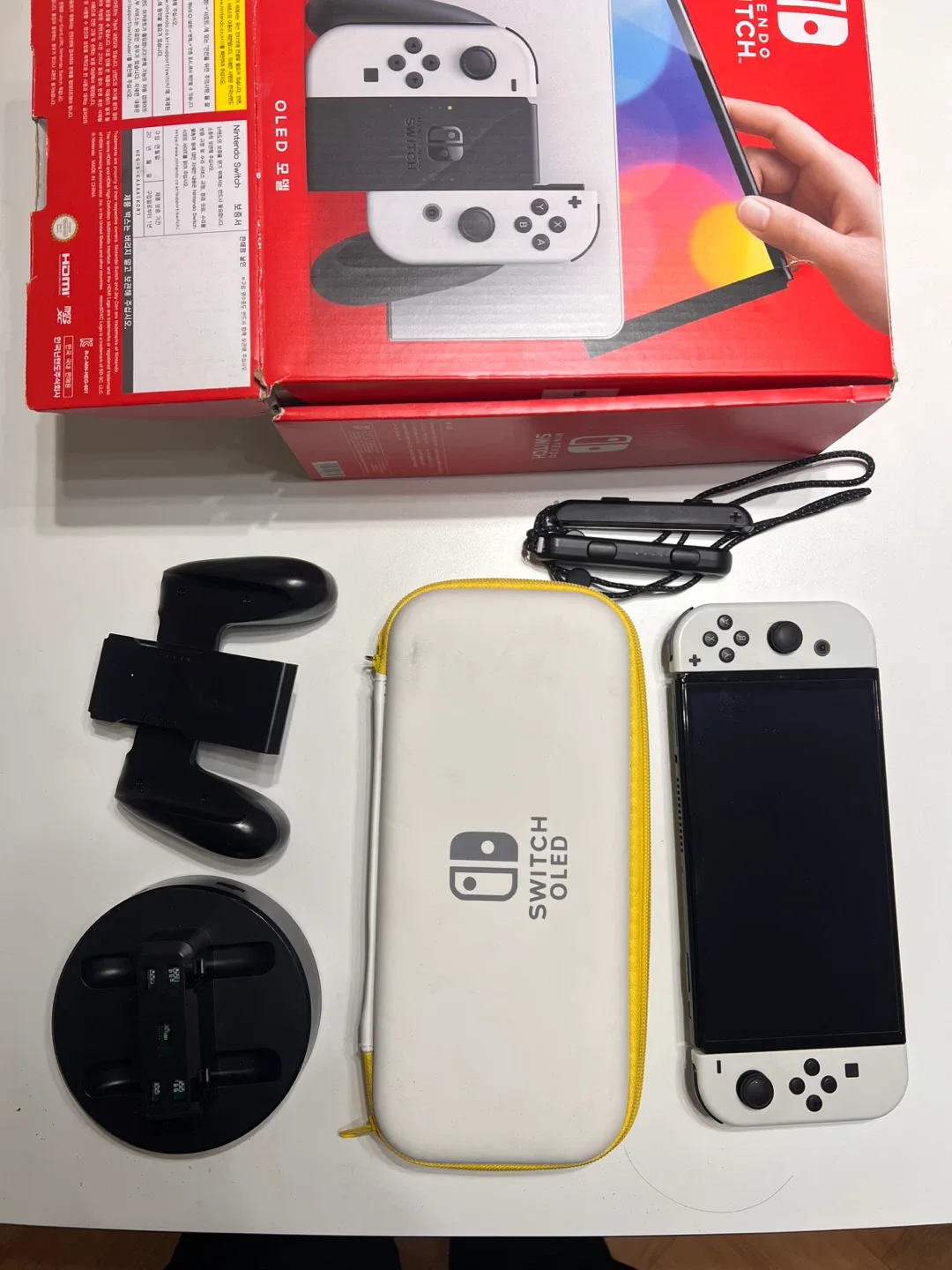 닌텐도 스위치 OLED 화이트 풀박스