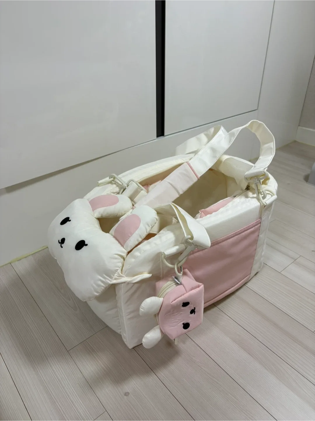 윈터아이 솔리스 콘솔백 강아지 가방 슬링백 카시트 이동가방 풉백 세트