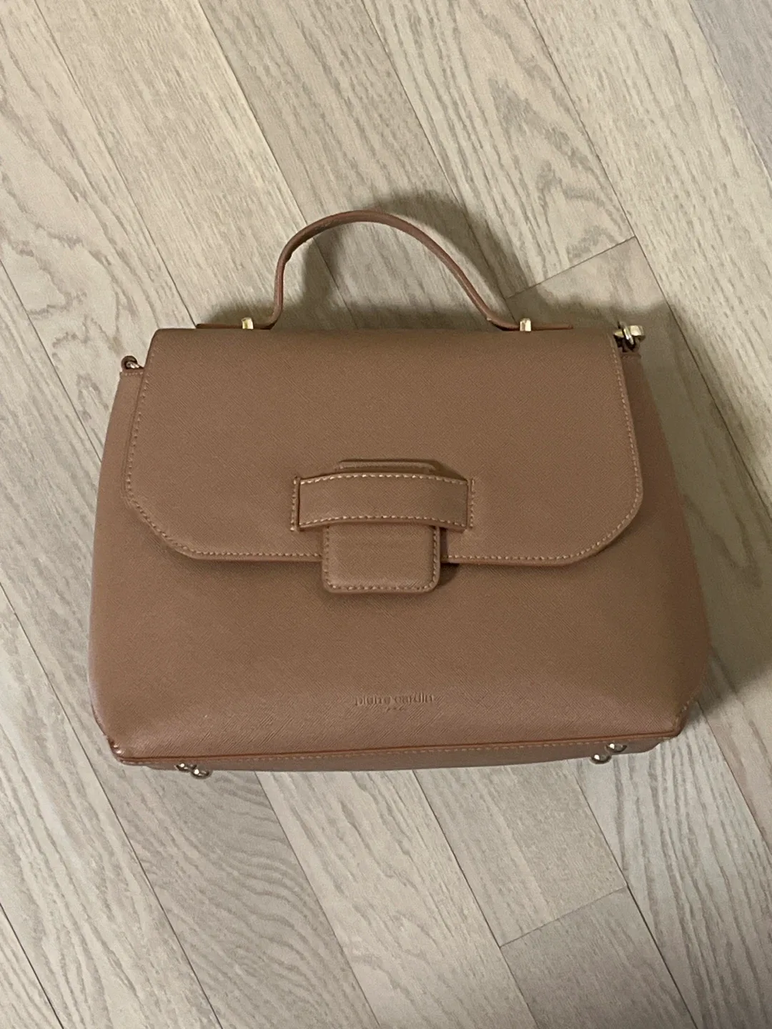 피에르가르뎅 브라운 토트백 겸 크로스백