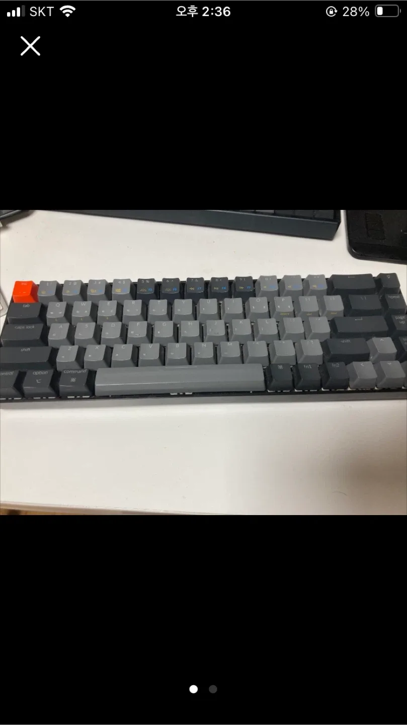키크론 청축 K6 기계식 키보드 판매합니다~