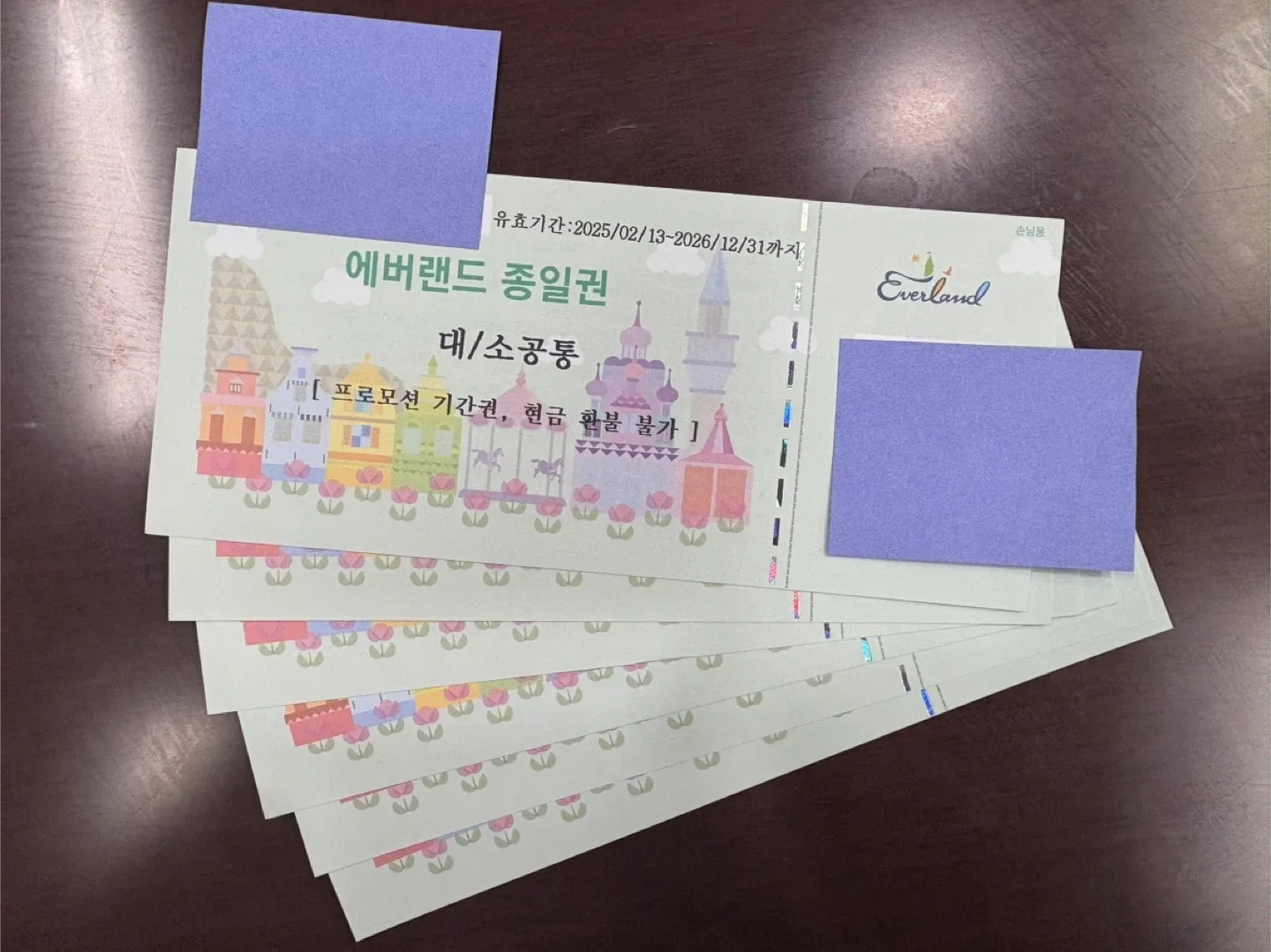 에버랜드 종일권 팝니다 (26.12.31까지)