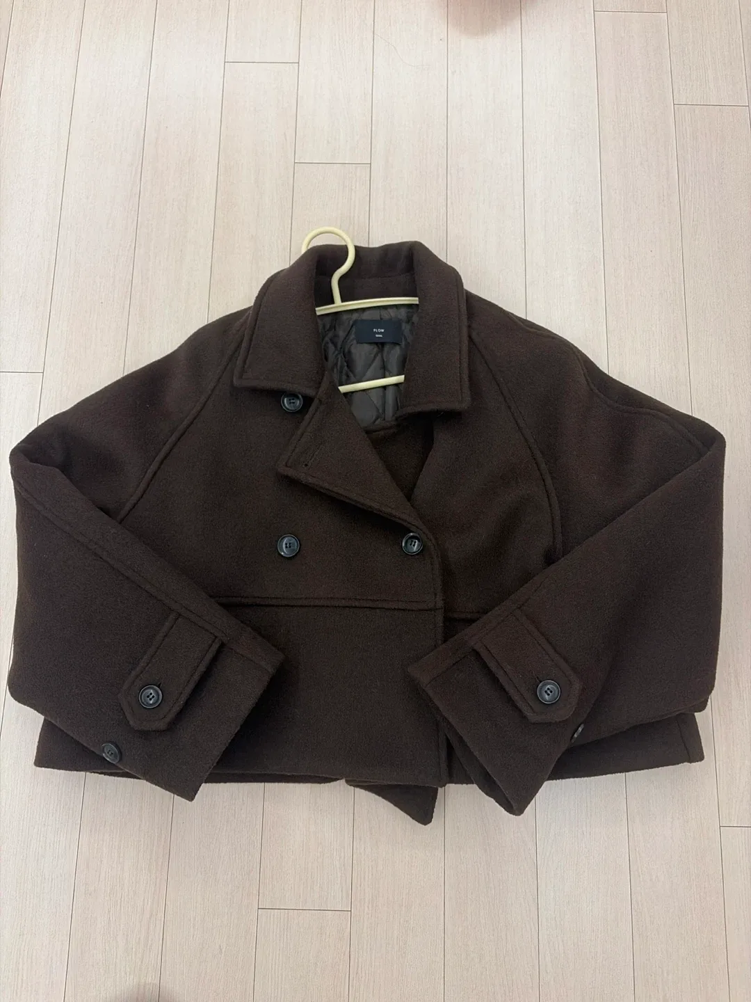 SJSJ 브라운 숏 코트