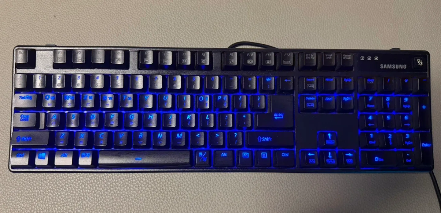 삼성 청축 기계식 게이밍키보드 (텐키리스)