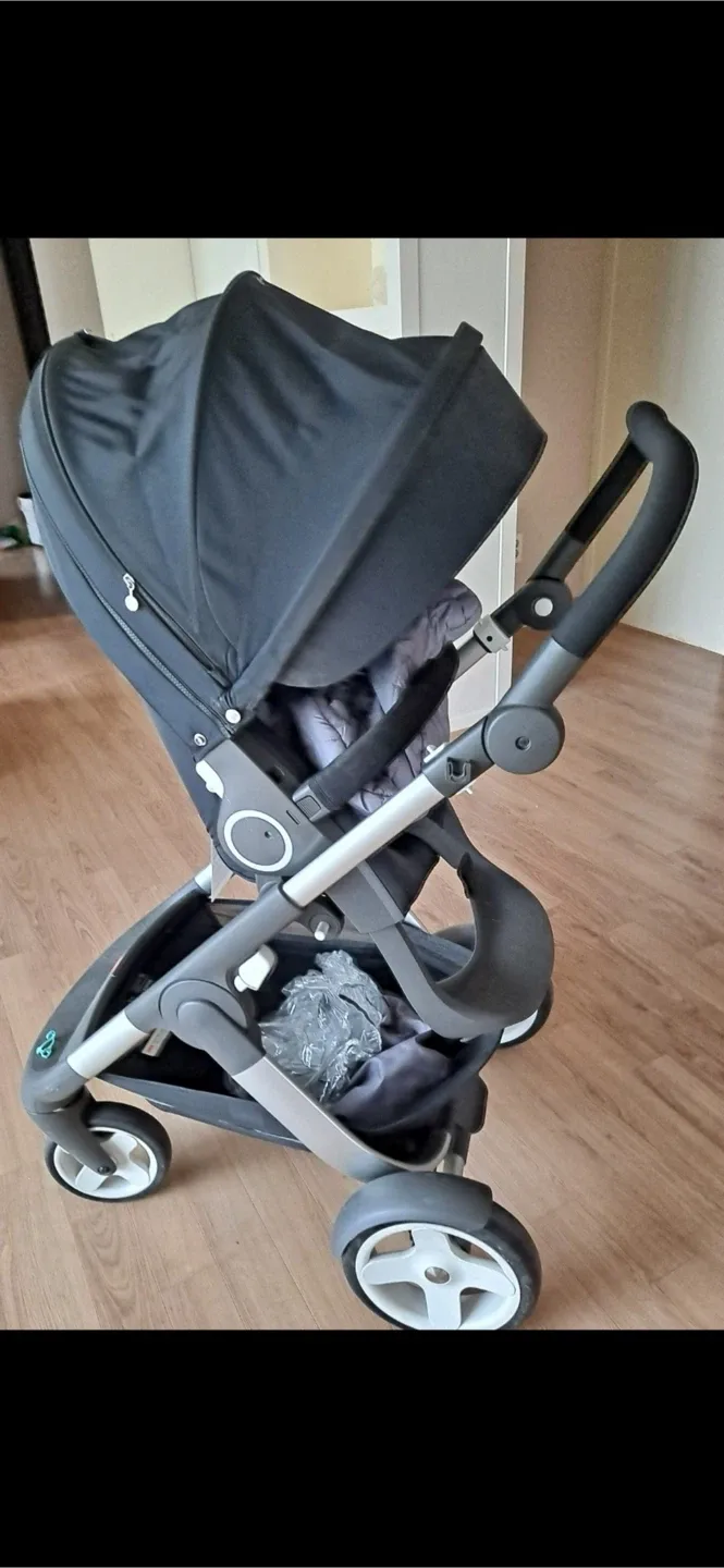 스토케 트레일즈 디럭스 유모차 블랙