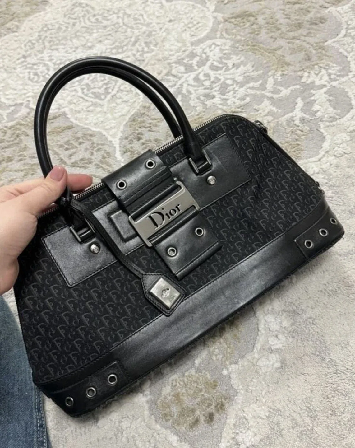 (마지막할인)디올 시크릿 시크 정품 빈티지 트로터 Dior 보스턴백