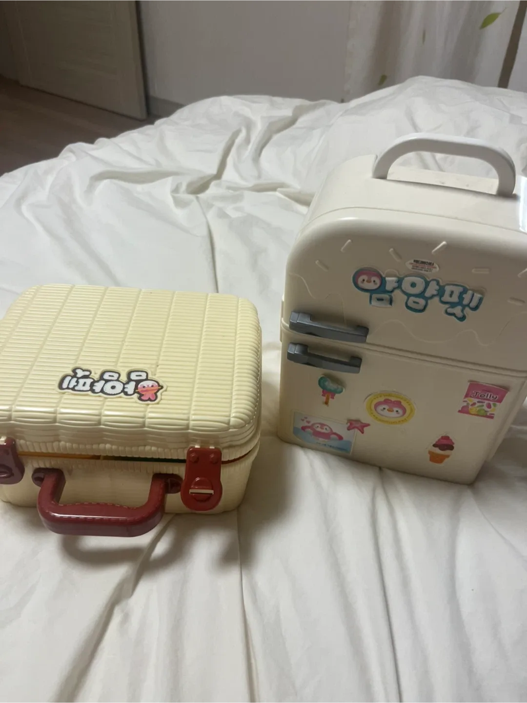 얌얌펫 여행 가방 + 냉장고 장난감 세트