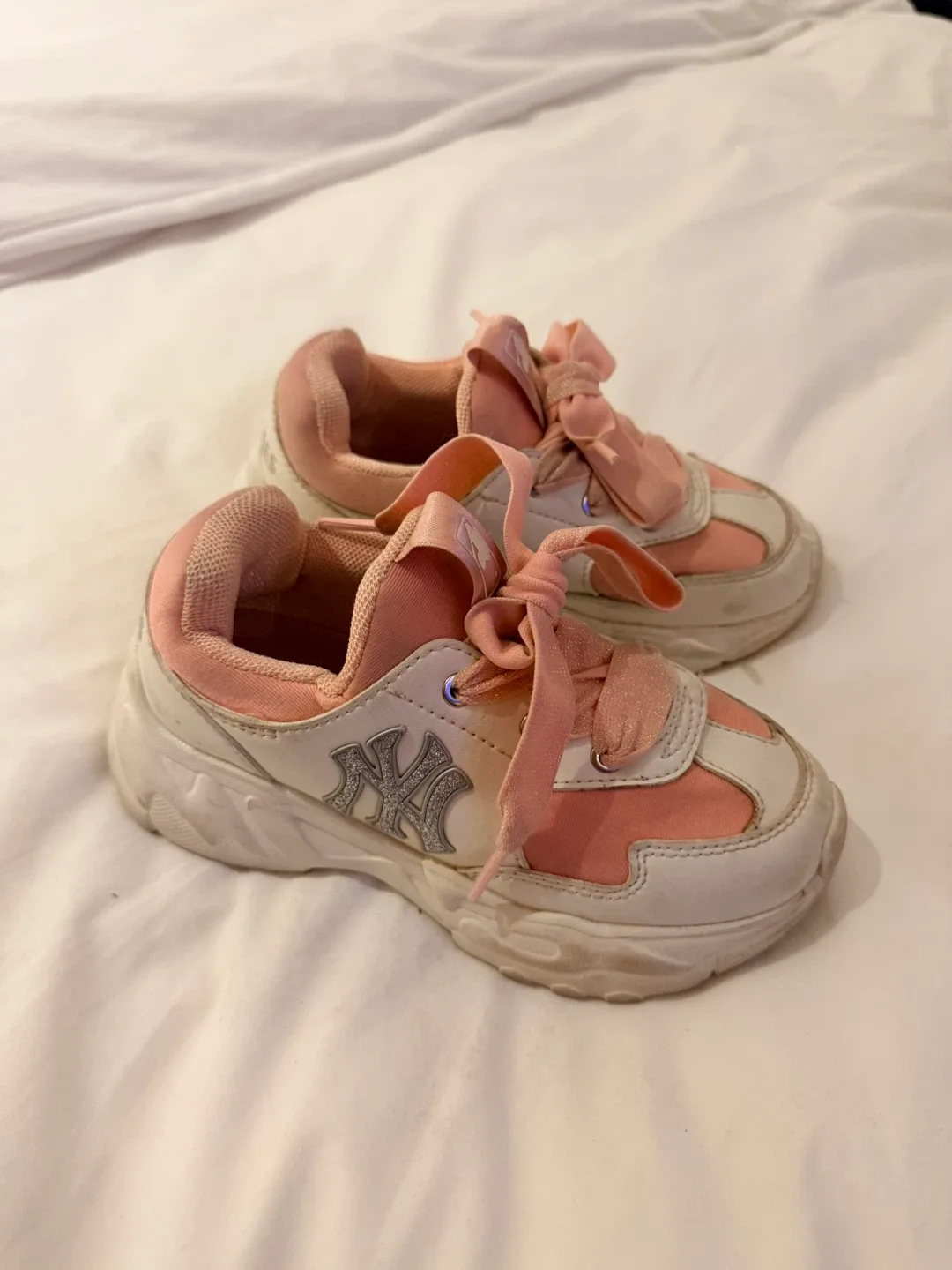 MLB Yankees 유아 운동화 190mm 핑크