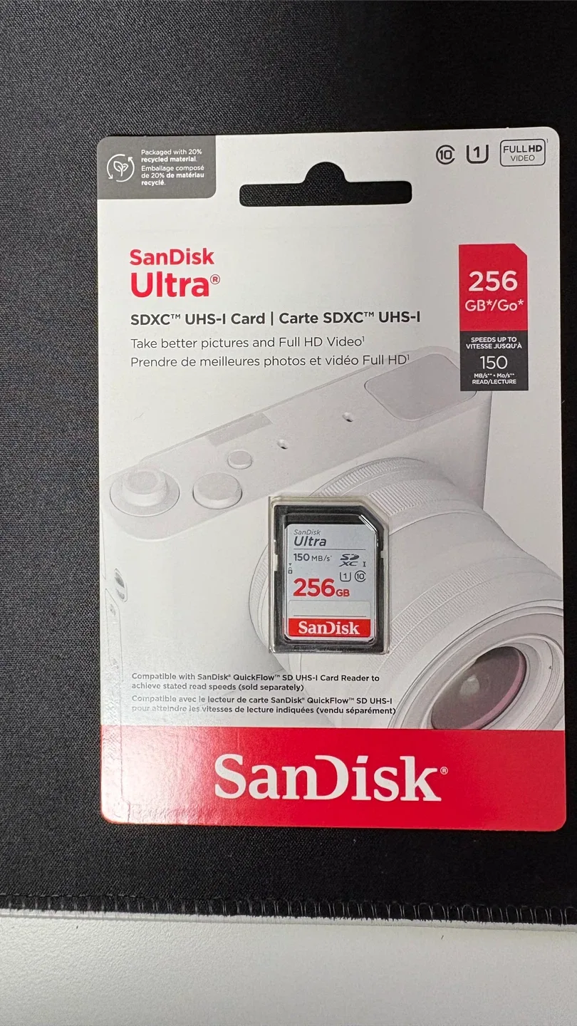 샌디스크 울트라 256 sd카드 150mb/s