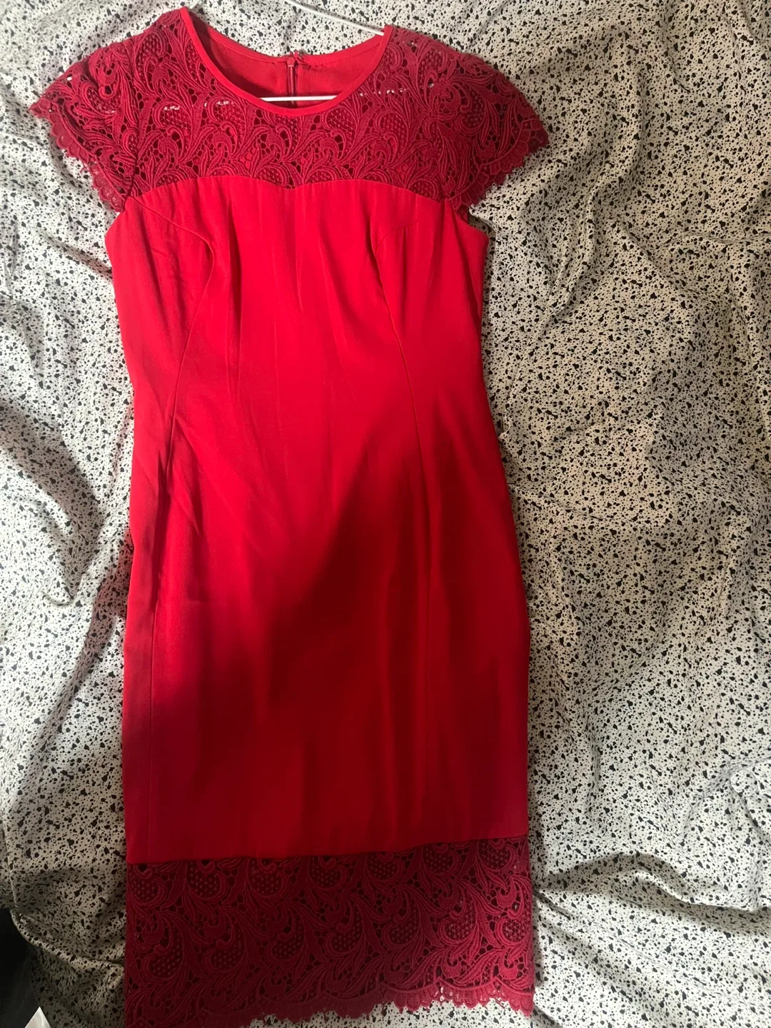 레드 레이스 포인트 원피스