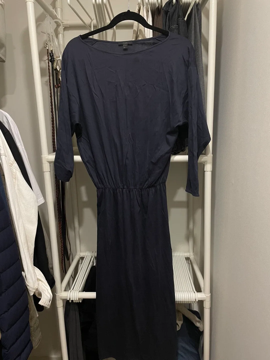 COS 네이비 롱 원피스 XS