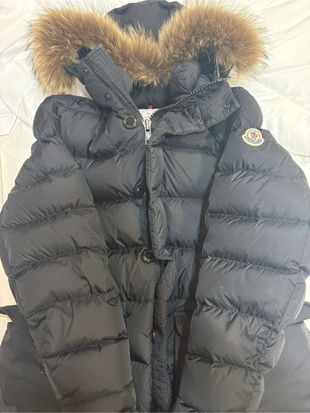 몽클레어 클루니 블랙 패딩