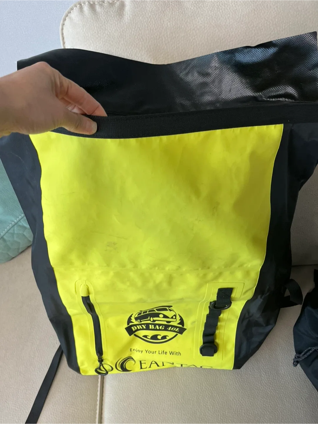 OCEANTAG 드라이백 40L 옐로우