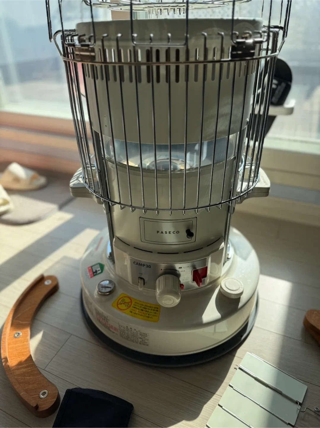 파세코 CAMP30 캠핑 난로 아이보리