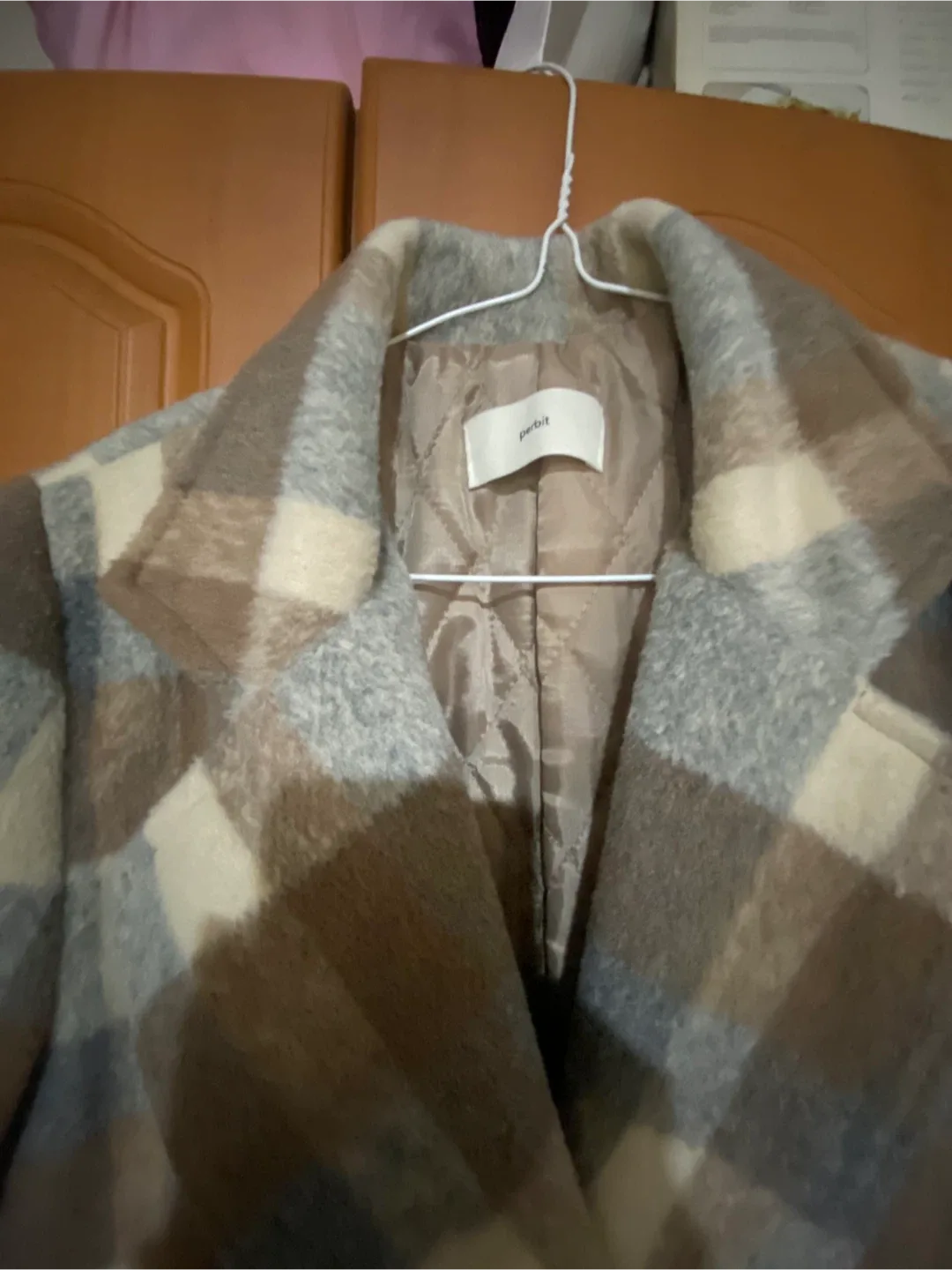 Perbit 체크 코트