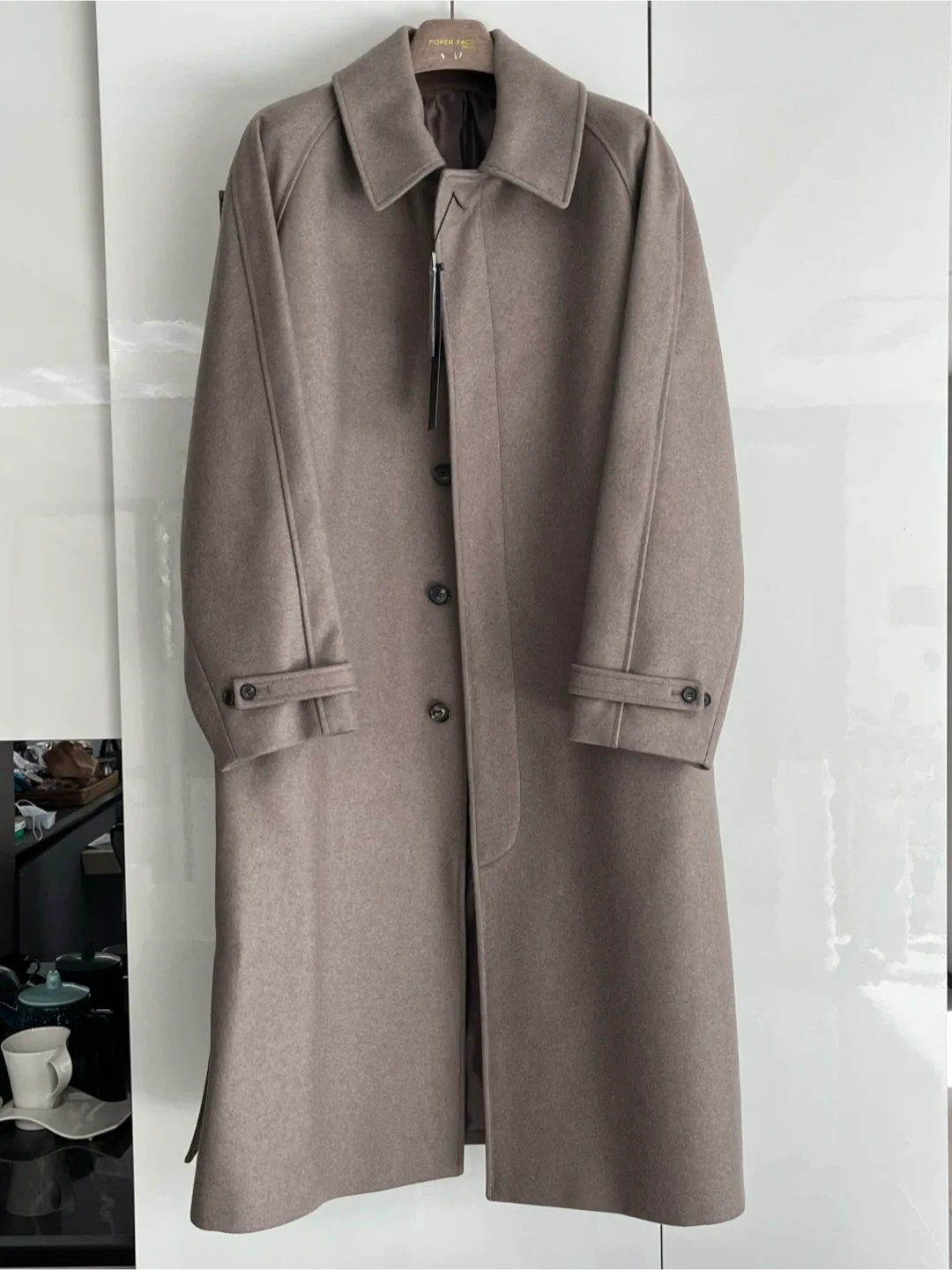 포커페이스 / 수티엥 발마칸 코트 딥오트밀 / 48