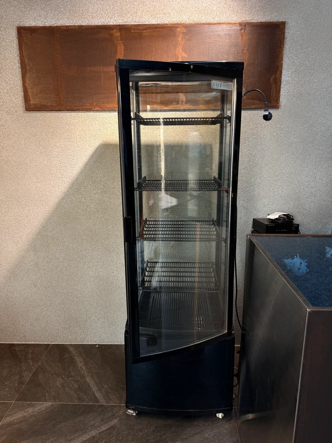 YOT KOREA 업소용 쇼케이스 냉장고 블랙