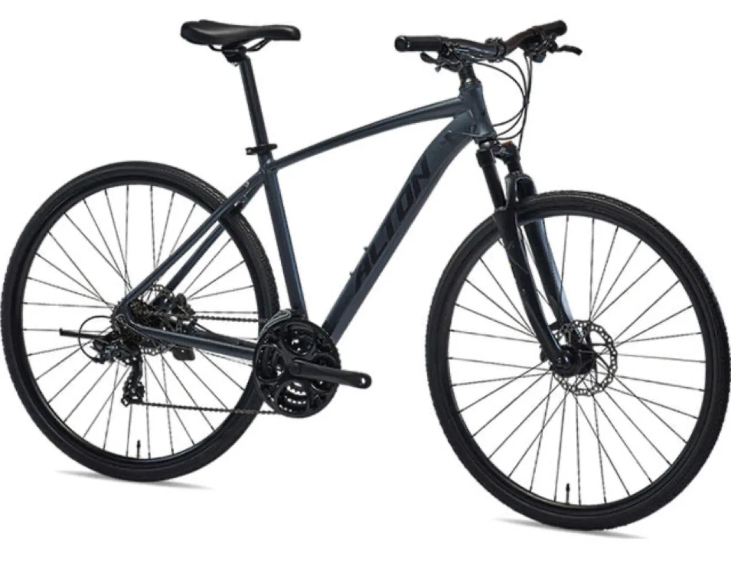 알톤 마코2 하이브리드 자전거 700C 블랙