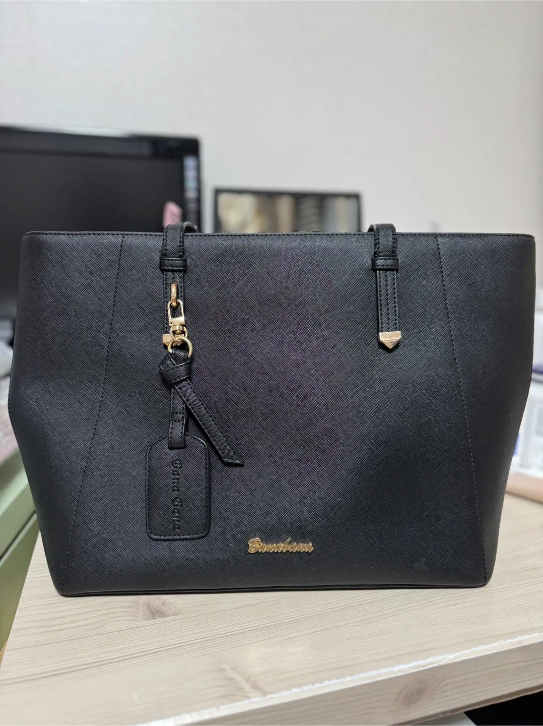 바나바나 블랙 토트백