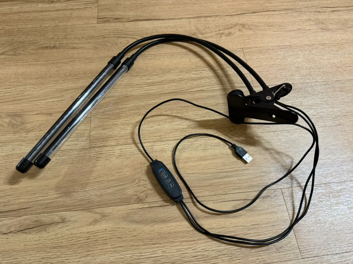 클립형 LED 식물 생장등 2구