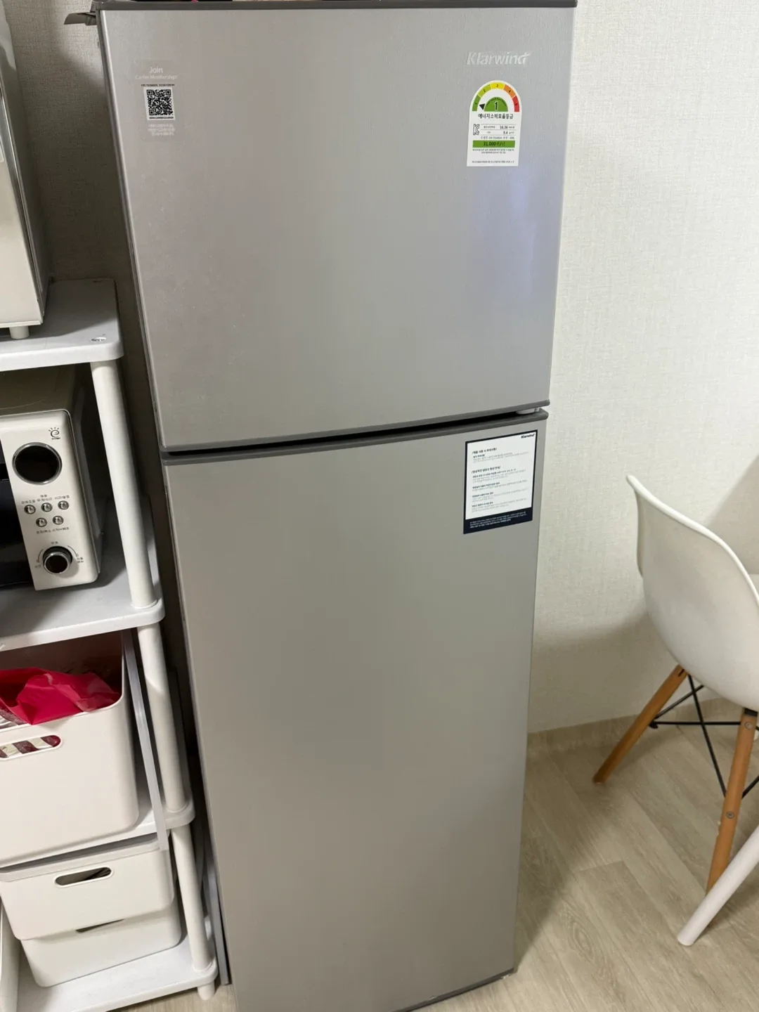 캐리어 클라윈드 168L 냉장고 CRF-TD168SDS