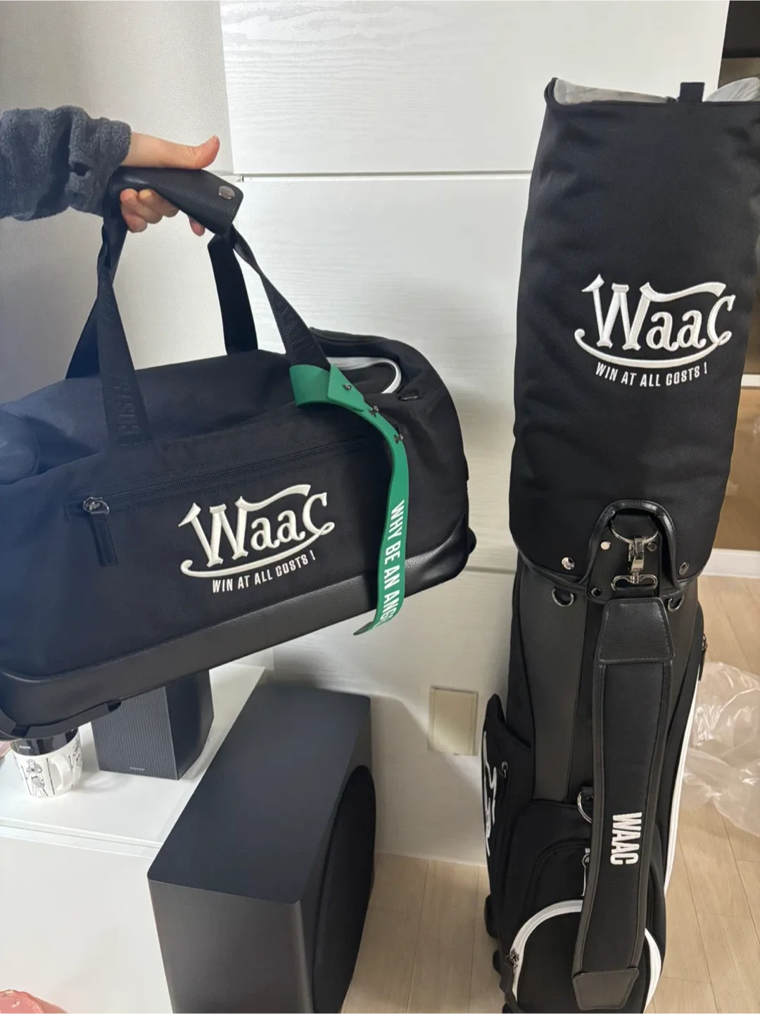 WAAC 왁 골프백 + 보스턴백 세트