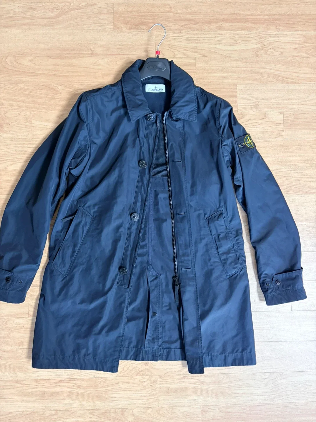 스톤아일랜드 마이크로랩스 코트 블랙 새제품급