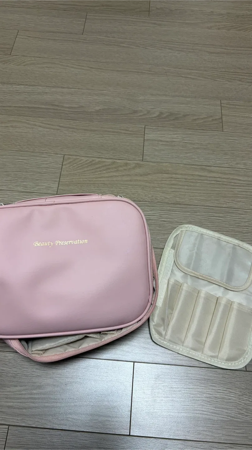분홍색 Beauty Preservation 파우치