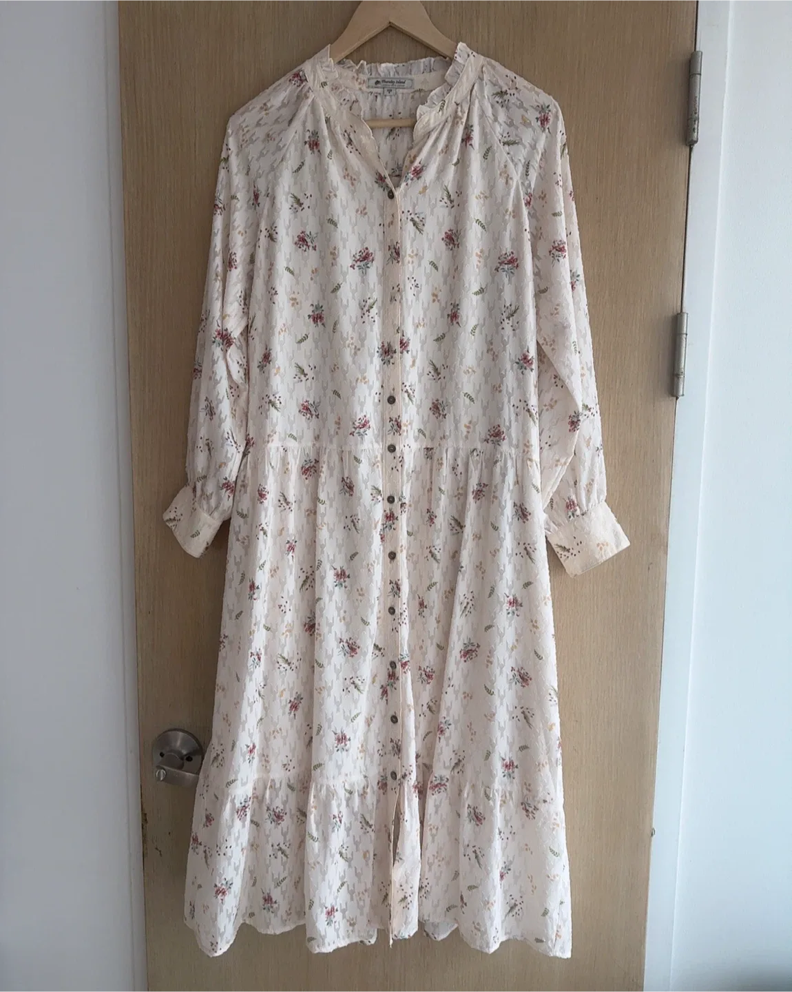 서스데이아일랜드 Thursday Island 플라워 롱 원피스 S