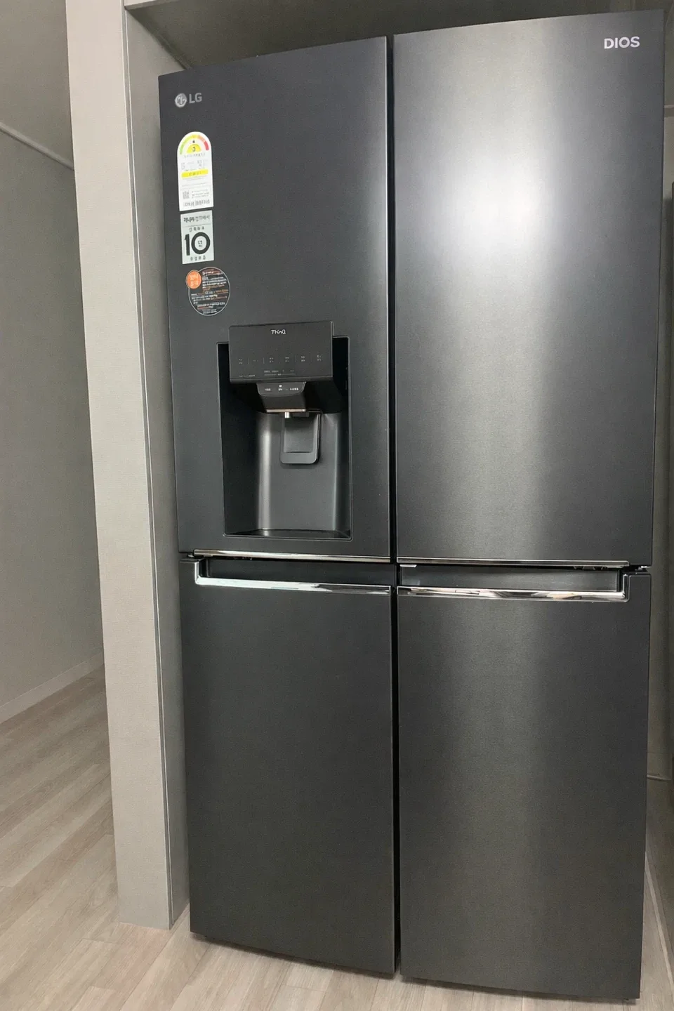 LG 엘지 디오스 얼음정수기냉장고