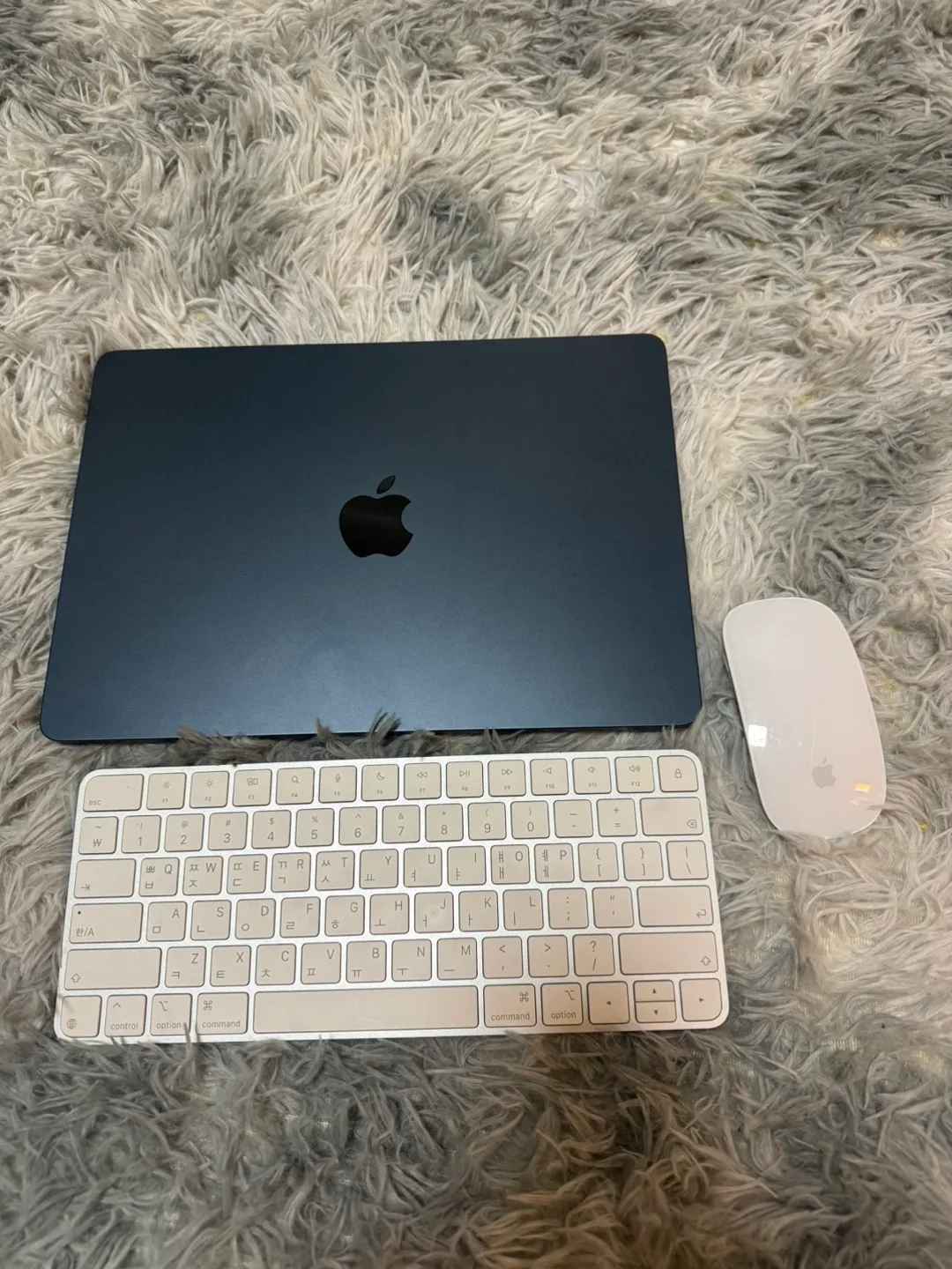 맥북 에어 M2 미드나이트+애플 키보드+애플 마우스