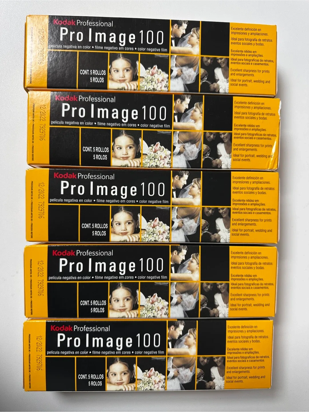 프로이미지100 35mm필름 1box 5롤