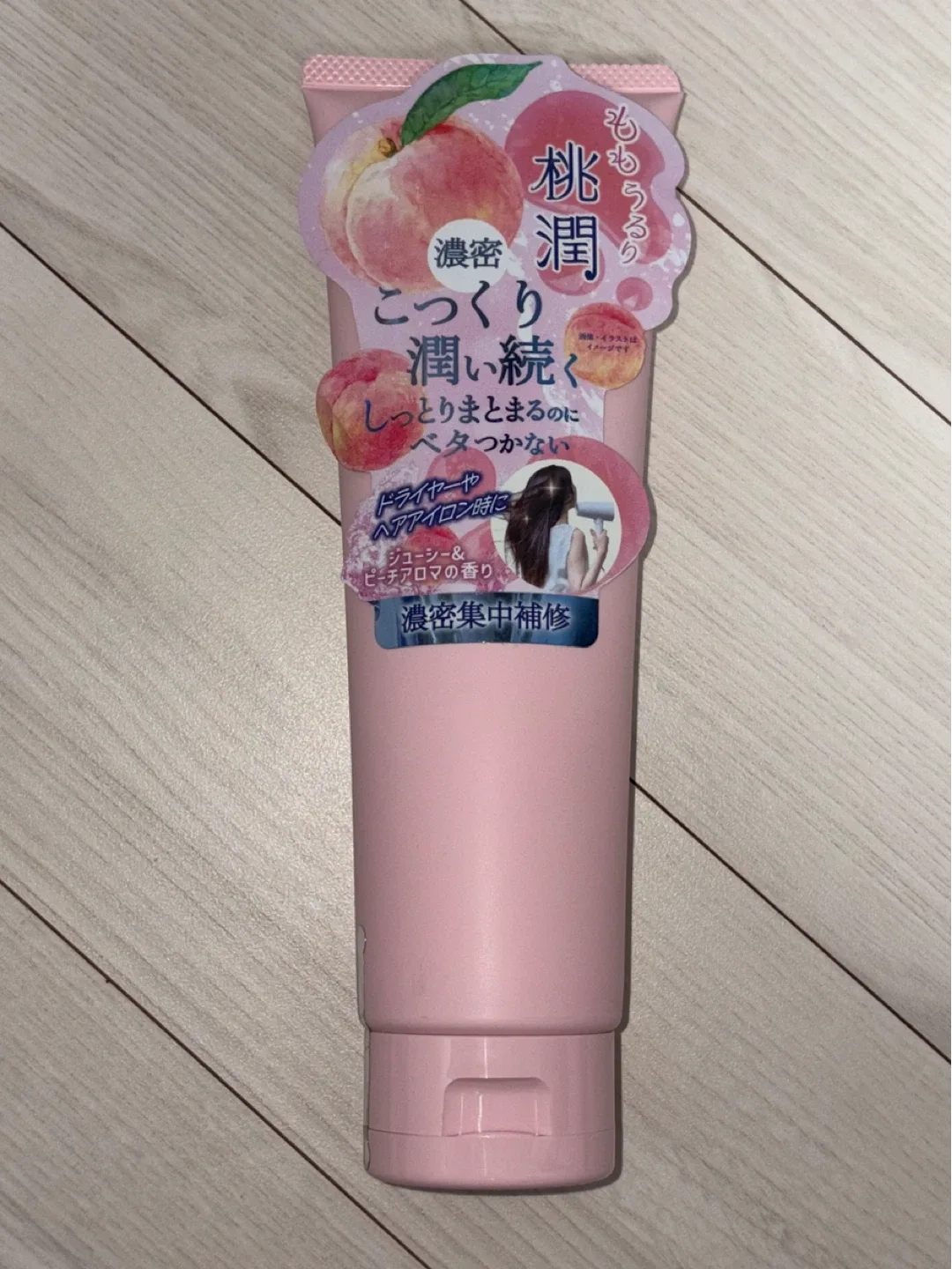 [화장품 처분] 돈키호테 MOMOURI 복숭아 헤어 트리트먼트 150g