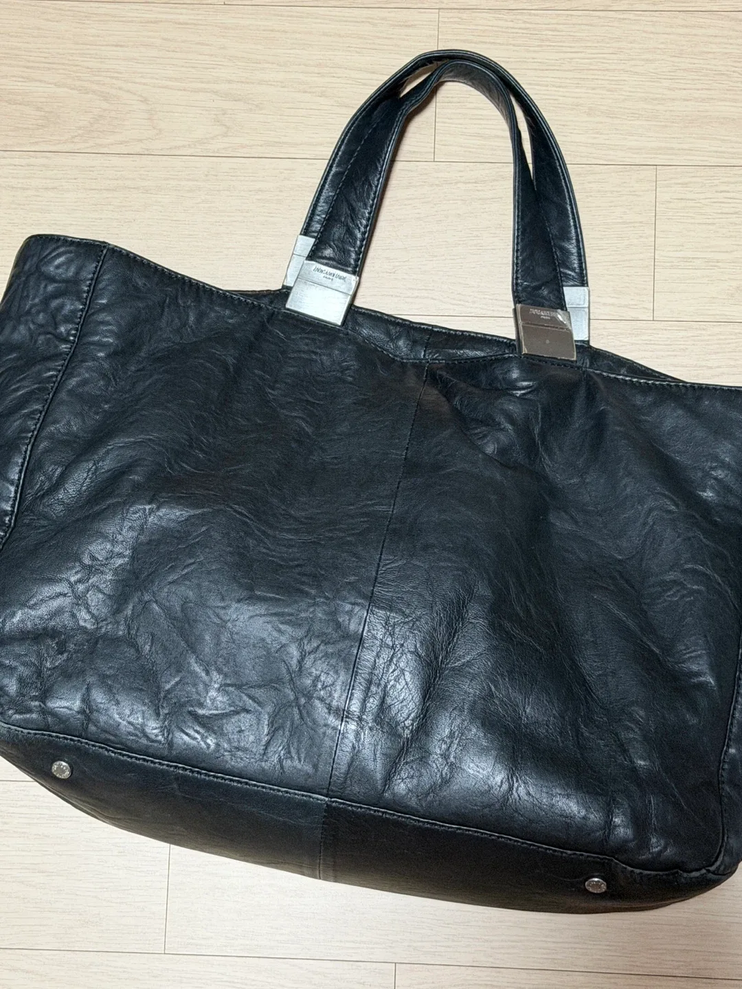 쟈딕앤볼테르 Zadig&Voltaire 가죽 토트백 빅백 블랙