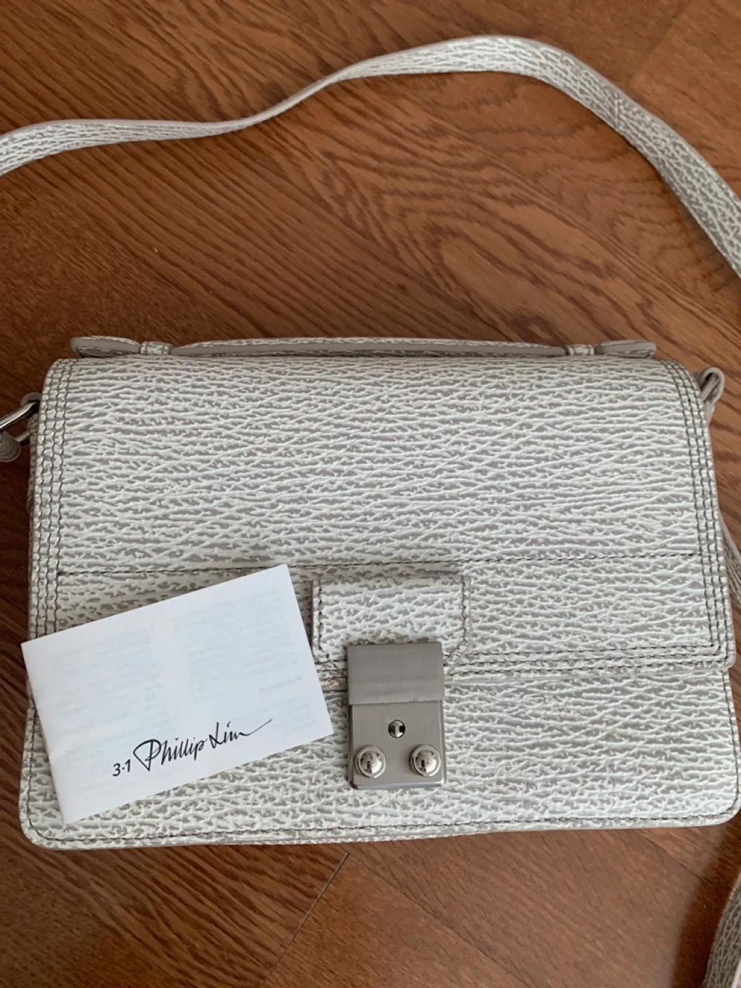 3.1 Phillip Lim 아이보리 가죽 숄더백
