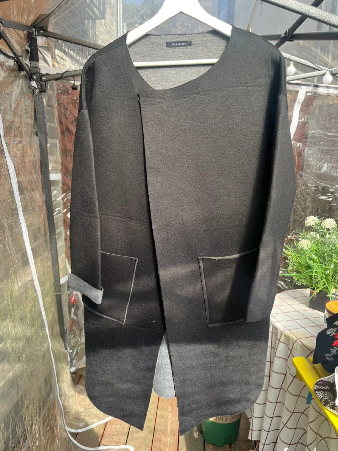 OPEN CLOSET 블랙 코트