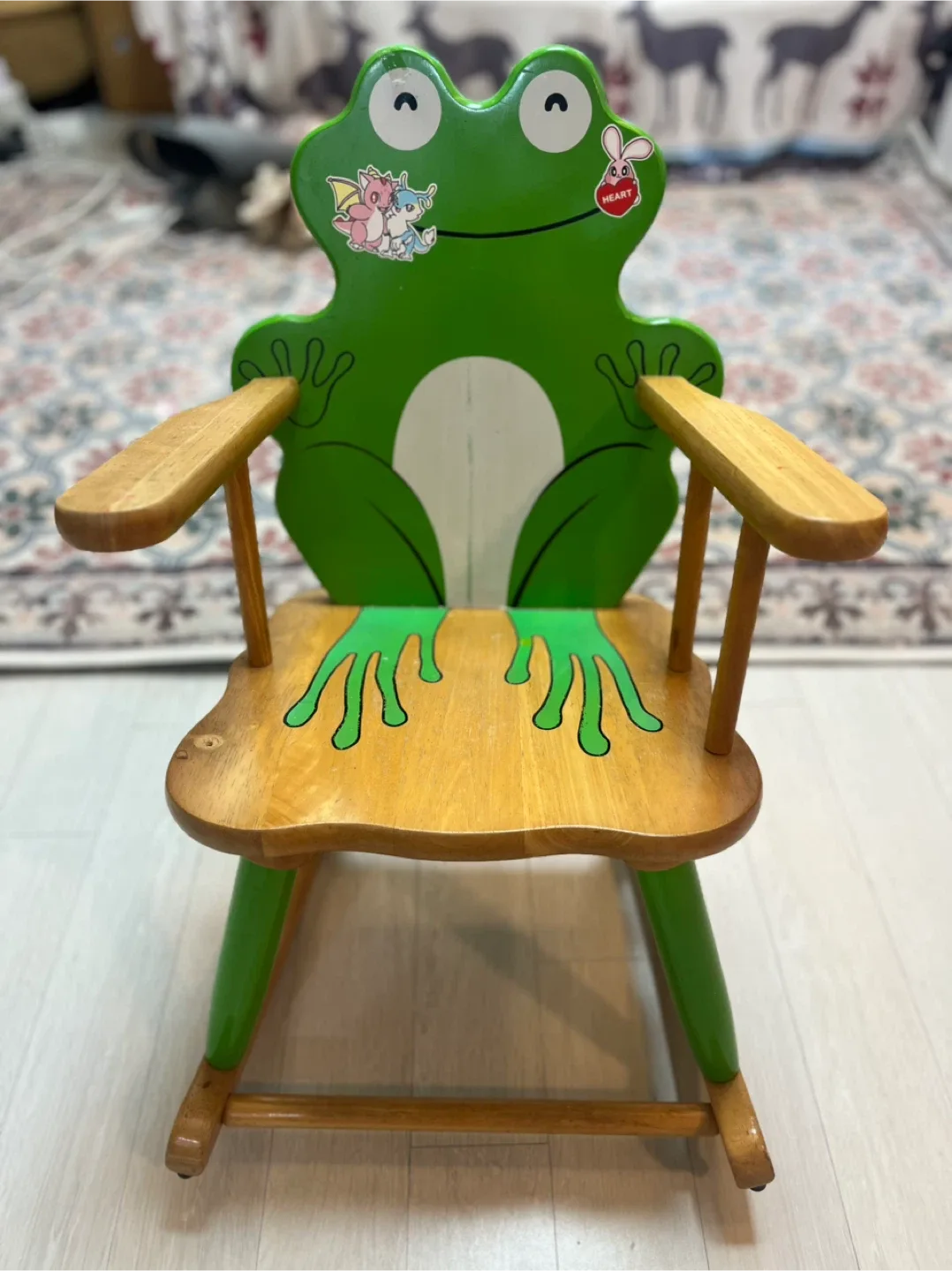 개구리 유아 흔들의자