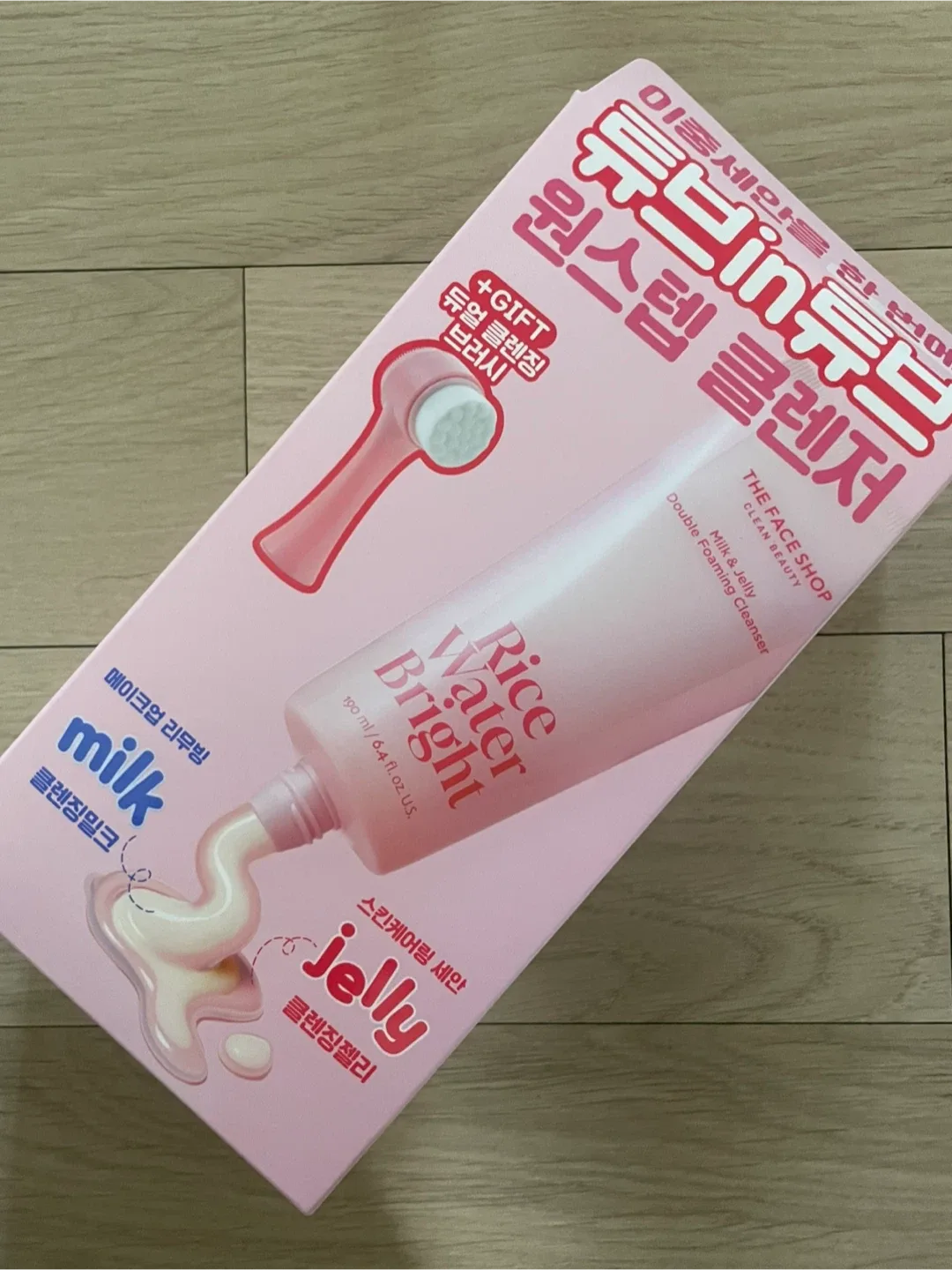 더페이스샵 미감수 밀크 앤 젤리 클렌저 새상품