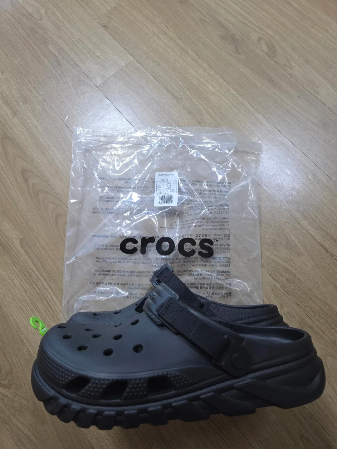(네고환영)크록스 듀엣 맥스 II 클로그 블랙 290mm 새상품