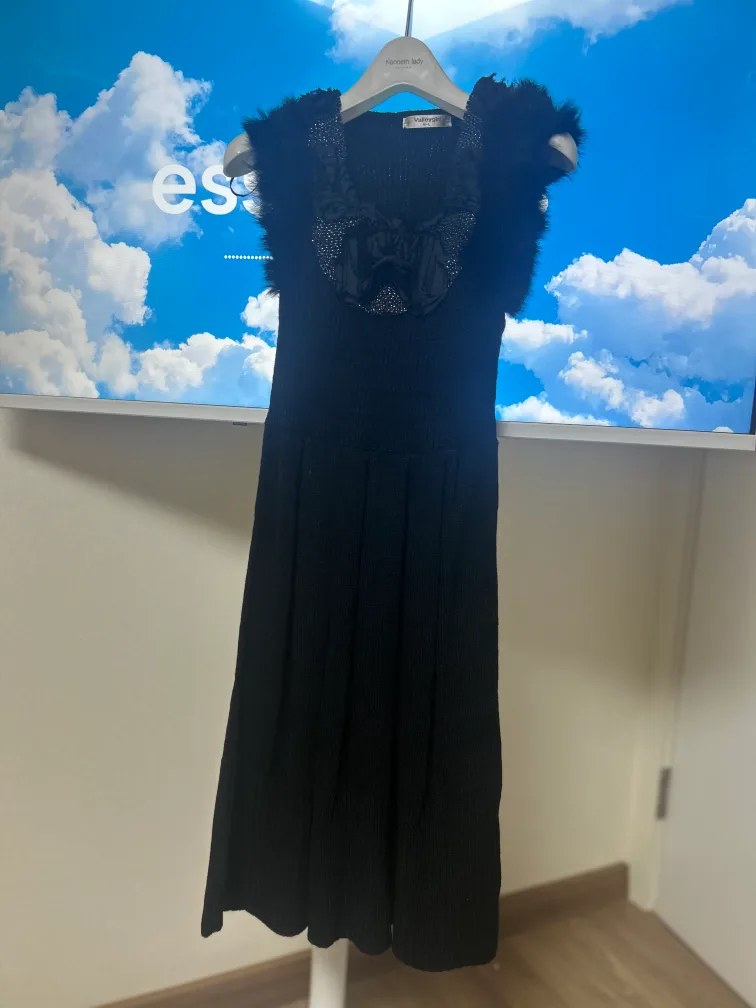 Volevoyage 블랙 롱 원피스  55