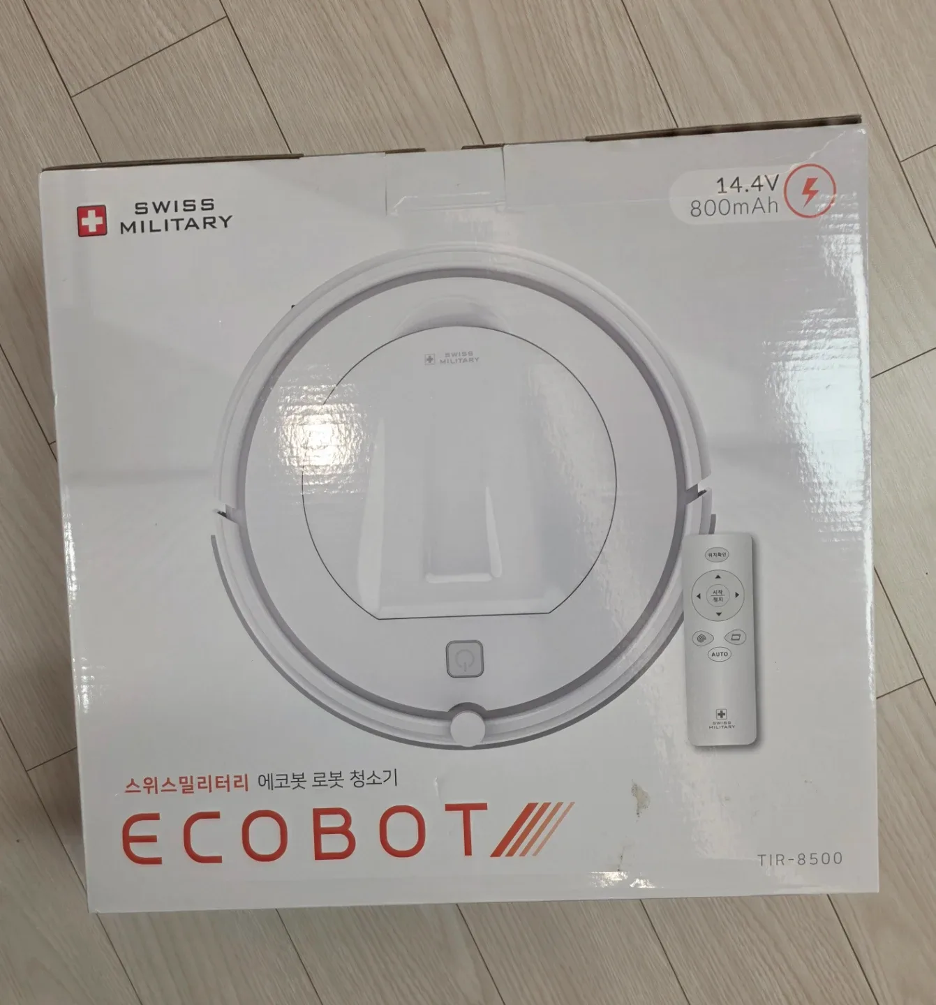 스위스 밀리터리 에코봇 로봇청소기(새상품)팝니다