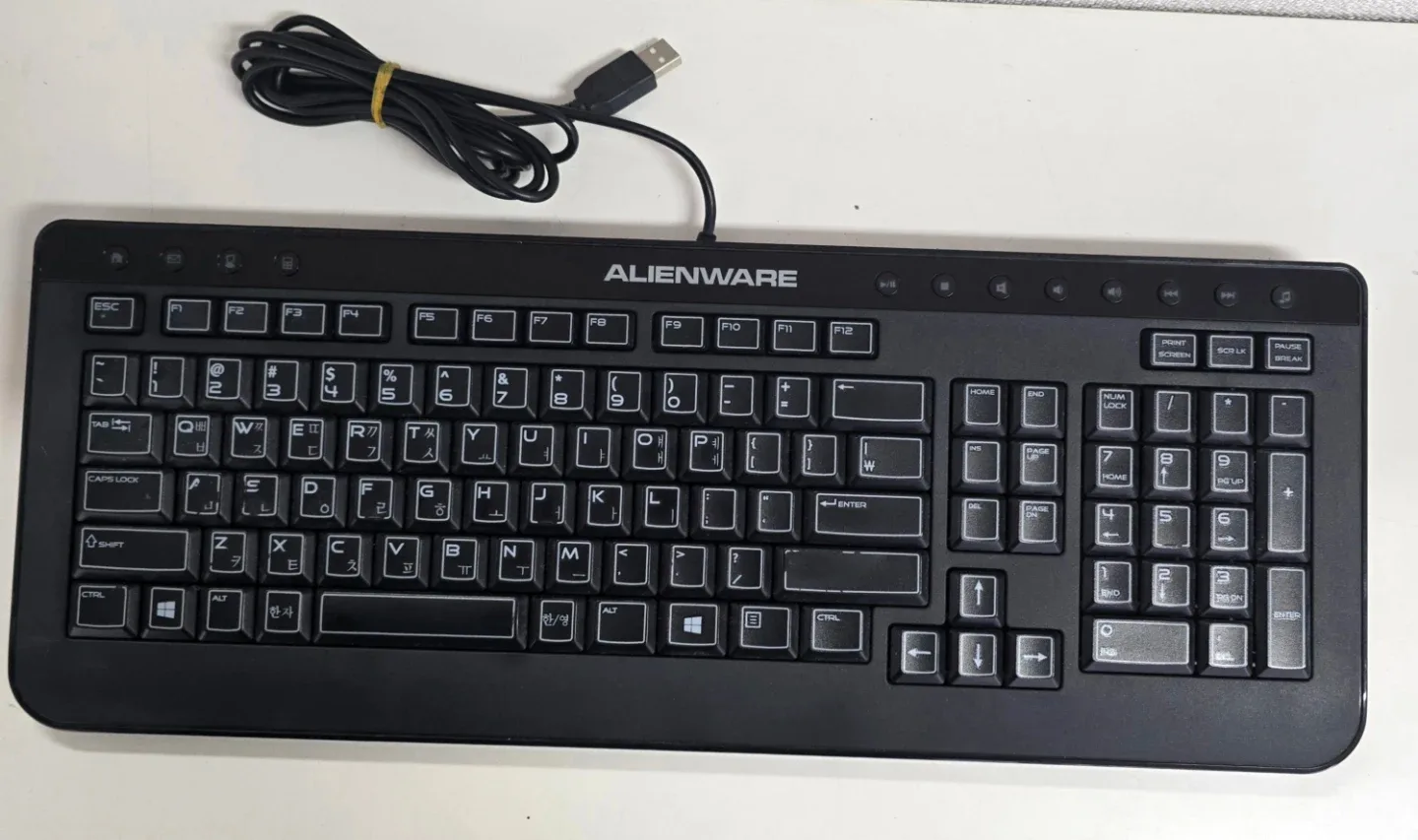 에일리언웨어 USB키보드