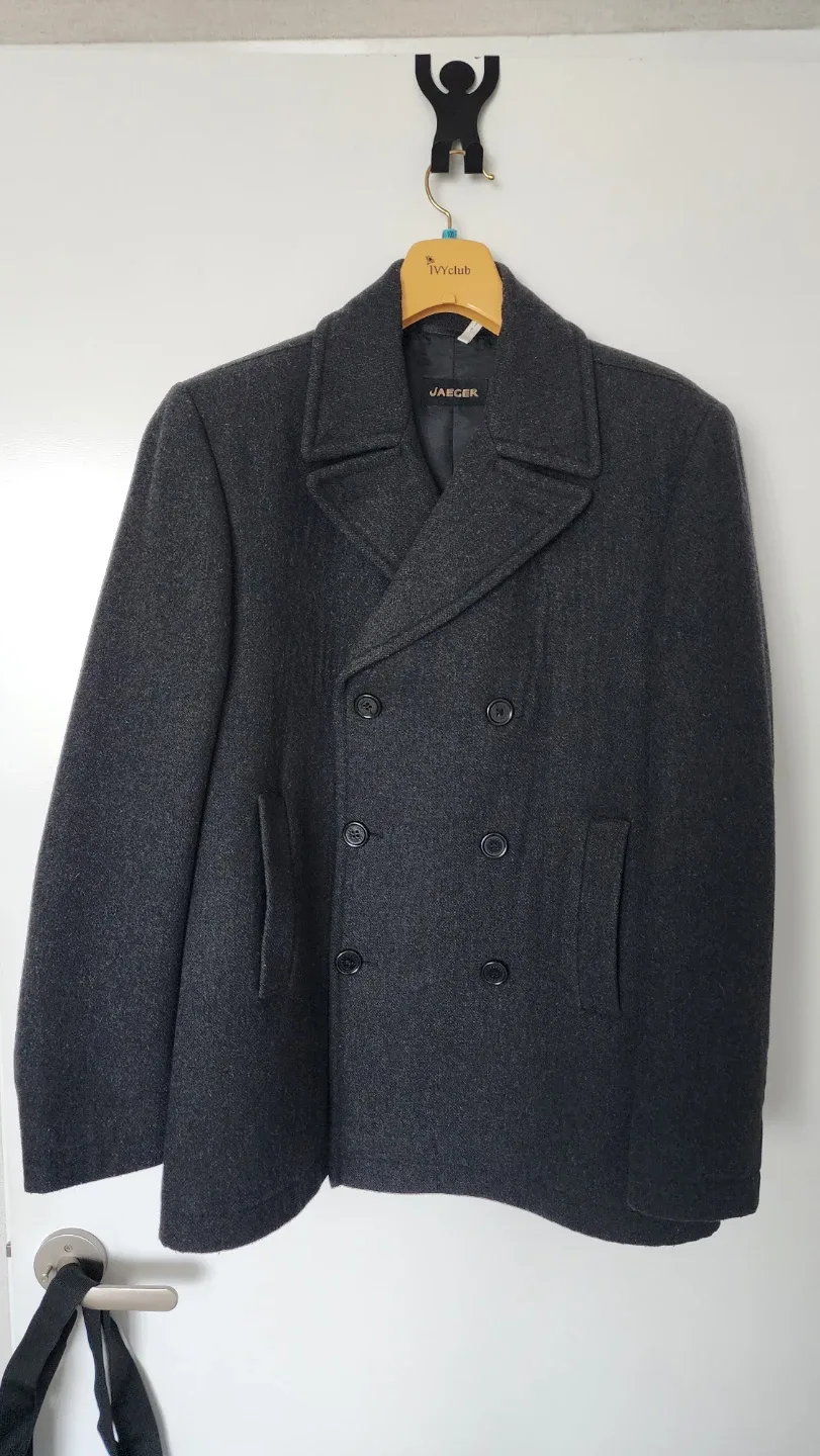 Jaeger 남성 더블 코트 라지 사이즈
