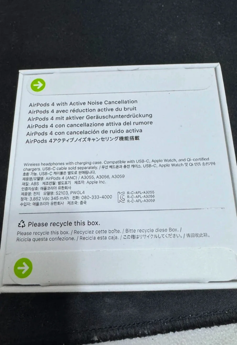 에어팟 4 노캔 미개봉