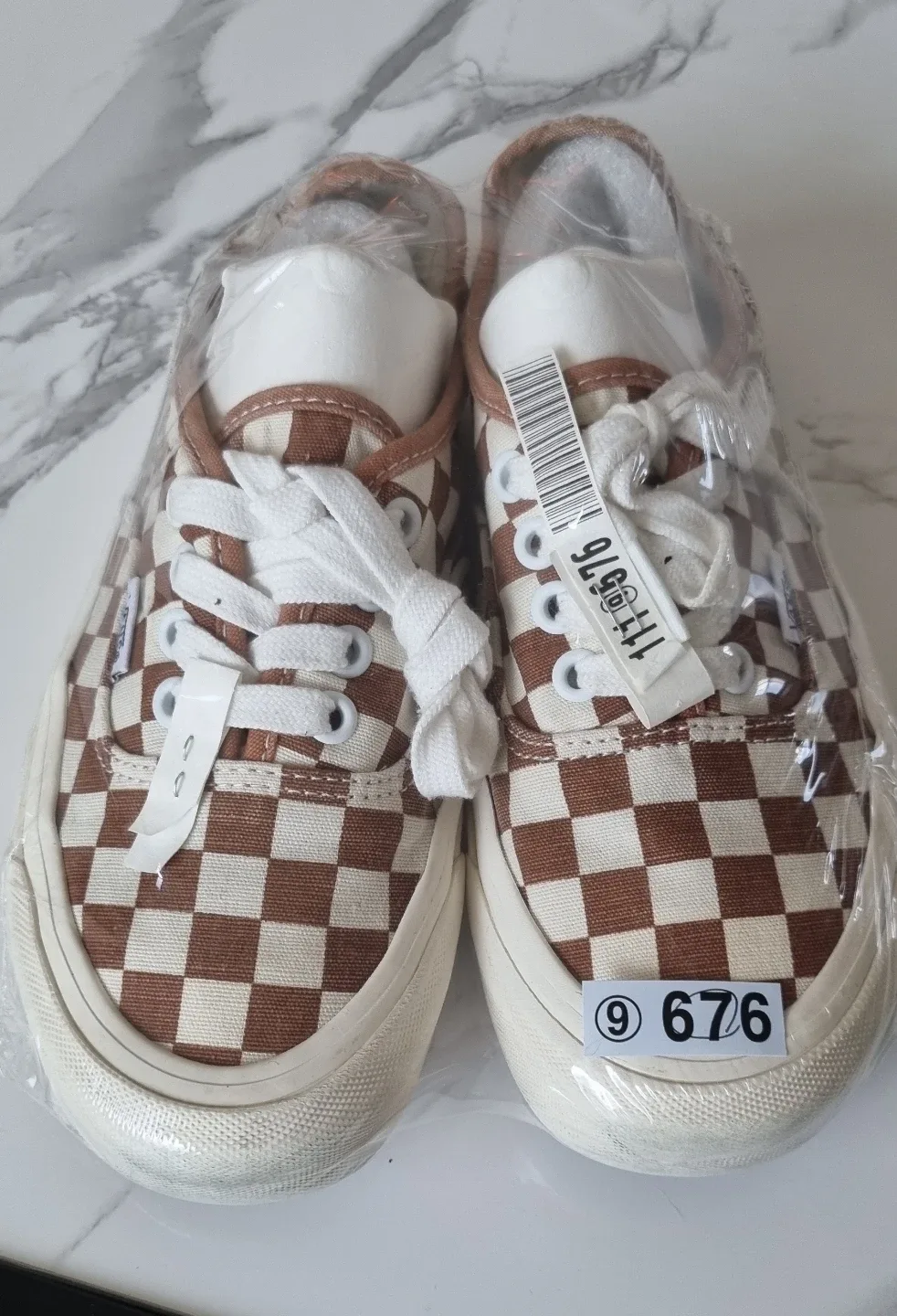 반스 체커보드 신발