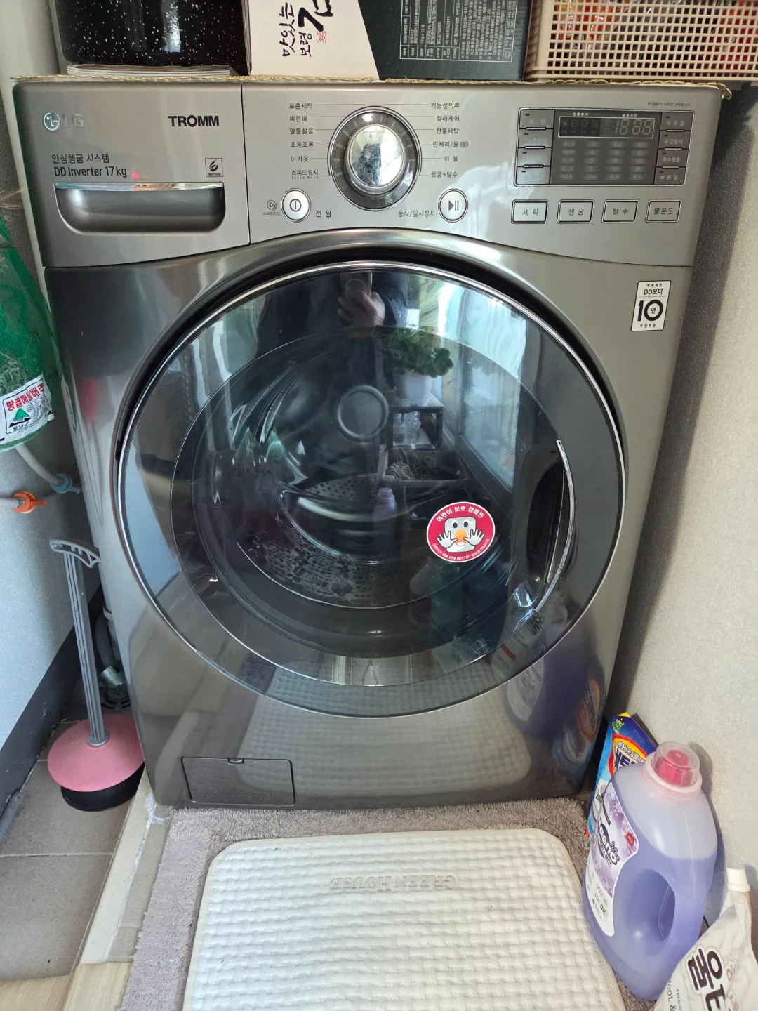 LG 트롬 DD 인버터 17kg 세탁기