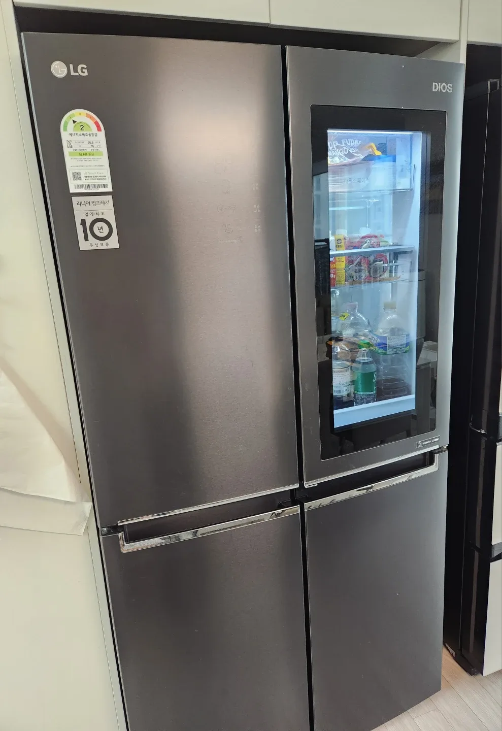 LG 디오스 노크온 매직스페이스 냉장고 팝니다