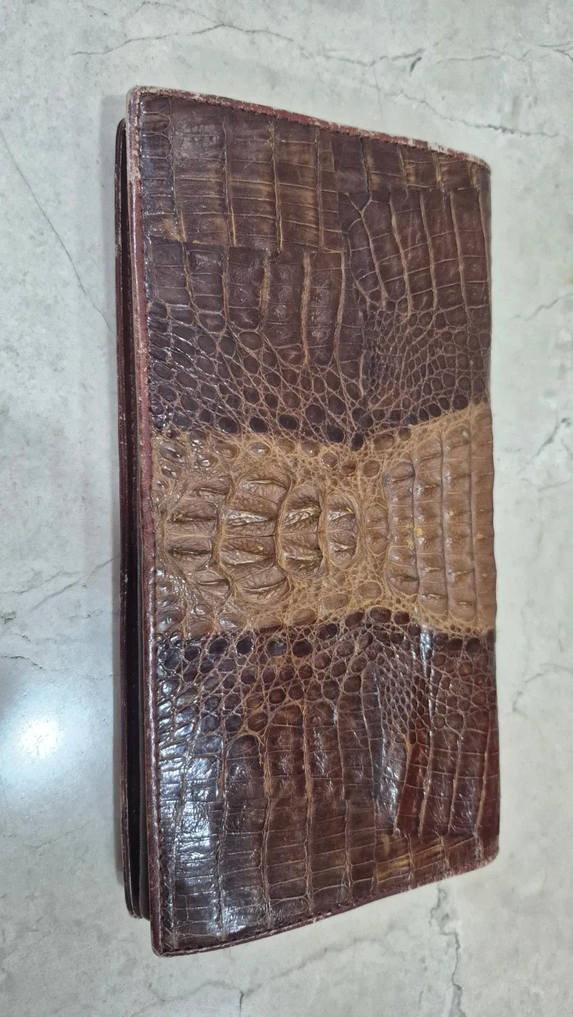 CROCOBIRD 악어 가죽 장지갑