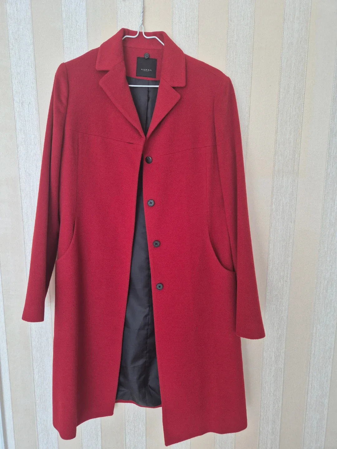 KARRA 빨간색 코트 55사이즈