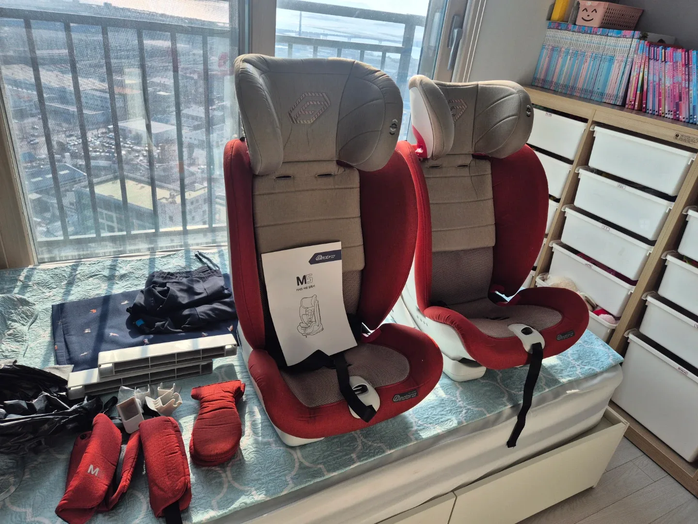 페도라  M5 주니어 카시트 2개 4만원