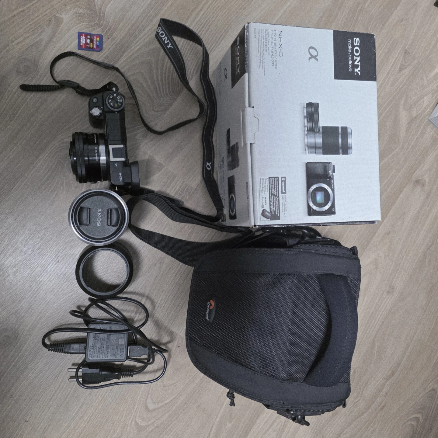 소니 NEX-6 미러리스 카메라 + 렌즈 2개